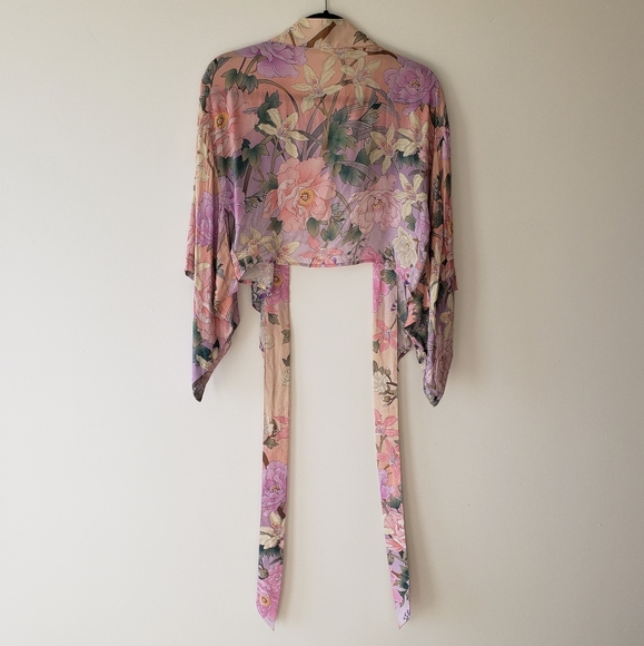 SWAPPED NWT Lily Kimono Tie Top - Picture 4 of 7